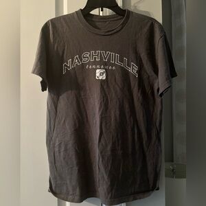 Woman’s Tee Medium | Nashville Tennessee and Guitar Logo